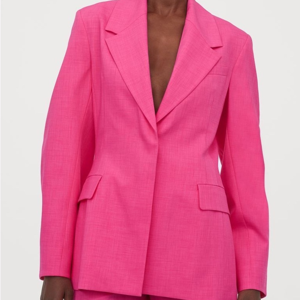 H&M pink blazer